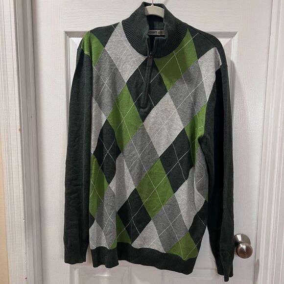 Old navy men's argyle sweater size‎ XL - Picture 1 of 7